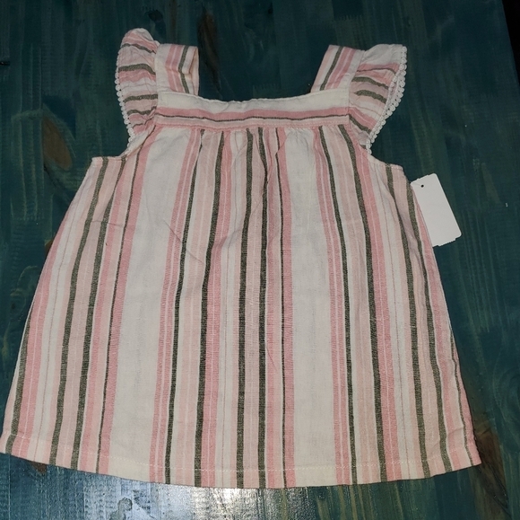 CARTER'S 2 Sleeveless ruffle tops NEW 4/5 Carters - Picture 5 of 7